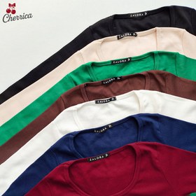 تصویر بلوز یقه گرد کد 1 