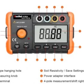 تصویر ارت سنج 4سیم VICTOR مدل 4106 