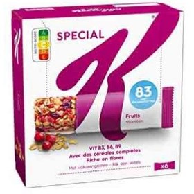 تصویر غلات بار اسپشیال کی Kellogg’s special K میوه های قرمز بسته 6 عددی (تاریخ انقضا:2024/07/10) 