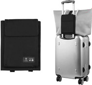 تصویر کیف تسمه ای ارتقا یافته چمدان مسافرتی Lapinchen - لوازم جانبی چمدان مسافرتی با قابلیت تنظیم بانجی و ذخیره سازی قابل حمل برای کیف دافلی (مشکی) 
