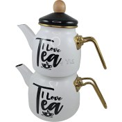 تصویر کتری و قوری لعابی روگازی برند MOLINO ترکیه 