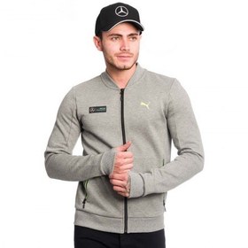 تصویر ژاکت مردانه طوسی بنز 