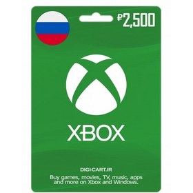 تصویر گیفت کارت ایکس باکس 2500 روبل روسیه (RU) 