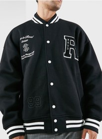 تصویر کاپشن بیسبال اینترلاک برند izzue Interlock Baseball Jacket