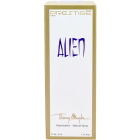 تصویر عطر جیبی زنانه نیو پرستیژ کالر مدل Thierry Mugler Alien حجم 35 میلی‌لیتر 