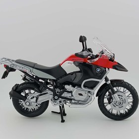 تصویر ماکت موتور سیکلت BMW R 1200GS برند مایستو مقیاس یک به دوازدهم 