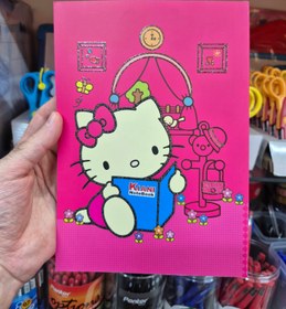 تصویر دفتر مشق ۵۰ برگ طرح کیتی 