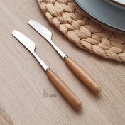 تصویر سرویس بامبو صبحانه خوری کارد کره خوری و قاشق چایخوری 