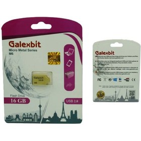 تصویر فلش مموری گلکسبیت مدل M6 ظرفیت 16 گیگابایت Galexbit M6 16GB USB 2.0 Flash Memory