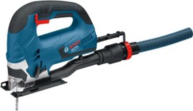 تصویر اره منبت کاری اره مویی حرفه ای GST 90 BE بوش Bosch Professional Jigsaw GST 90 BE (650 watts, incl. dust Extraction Set, Hex Key WAF 5, Anti-Splinter Guard, 3 x Jigsaw Blade T 144 DP, Precision for Wood, Carrying case)