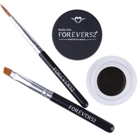 تصویر خط چشم ژلی با براش فوراور۵۲ (GT) FOREVER52 Long Wear Gel Eye Liner Tattoo – GT