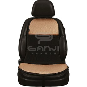 تصویر پشتی صندلی خودرو خوش نشین مدل S5 روکش قهوه ای روشن 