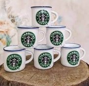 تصویر فنجان قهوه خوری اسپرسو طرح استارباکس Starbucks ا Coffee cup espresso Starbucks Coffee cup espresso Starbucks
