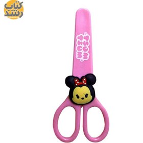 تصویر قیچی مهد کودک غلاف دار TSUM TSUM کد 9105 طرح متنوع 