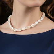 تصویر گردنبند صدفی کد ۷۰۱۸ 