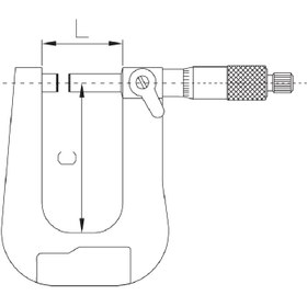 تصویر میکرومتر خارج سنج گلوبلند 25 – 0 میلیمتری اسیمتو (ASIMETO) مدل 0-51-150 