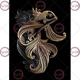 تصویر طرح ماهی طلایی 