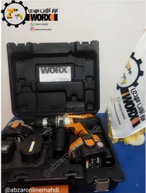 تصویر دریل شارژی 18 ولت سه نظام ورکسWorx WX369 Worx WX369 18v WORX Rechargable Drill 3mm cordless drill