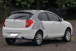 تصویر سپر عقب جک جی 3 سفید JAC J3