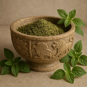 تصویر ریحون سبز خشک 