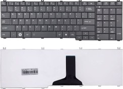 تصویر کیبرد لپ تاپ توشیبا Satellite C650 مشکی 