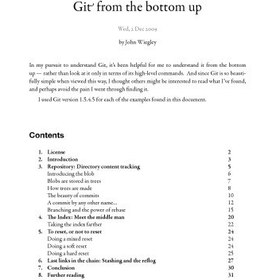 تصویر دانلود کتاب Git from the bottom up کتاب انگلیسی از پایین به بالا بگیرید