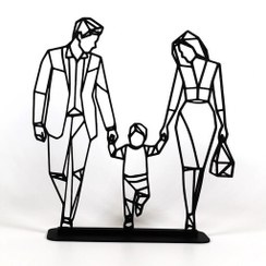 تصویر استند دکوری Couple With Child 