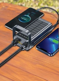 تصویر پاوربانک 20 وات گرین لاین مدل Solar X  ظرفیت 30000 میلی آمپر ساعت Green Lion Solar X 30000mAh 20W Power Bank