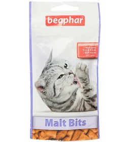 تصویر خوراک گربه مالت بیتس سفید ۳۵ گرم برند beaphar Maltbits Cat White 35grams