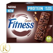 تصویر پروتئین بار رژیمی برند نستله سری فیتنس با طعم شکلات و پروتئین بیشتر باکس 16 عددی fitness nestle ا fitness nestle fitness nestle