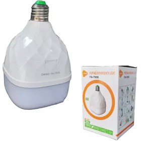 تصویر لامپ شارژی سر پیچی OKGO مدل FA-7935 توان 30 وات OKGO rechargeable lamp model FA-7935