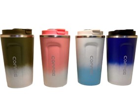 تصویر تراول ماگ کافی نمایشگر دما 500 میل - رنگ سرمه ای coffee