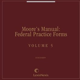 تصویر کتاب Moore's Manual: Federal Practice Forms : Volume 5 دانلود pdf کتاب Moore's Manual: Federal Practice Forms : Volume 5
