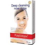 تصویر چسب‌ پاک کننده بینی پیوردرم مدل Deep Cleansing بسته 6 عددی ا Purederm Deep Cleansing Nose Strips Purederm Deep Cleansing Nose Strips