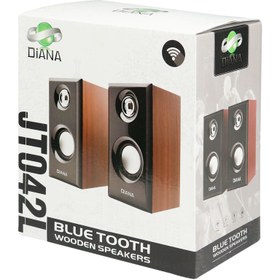 تصویر اسپیکر دسکتاپ دیانا مدل JT042L Diana JT042L Desktop Speaker