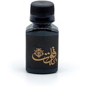 تصویر مرکب یاقوت مشکی خوشنویسی یاقوت مرکب خوشنویسی مشکی یاقوت لیبل طلایی