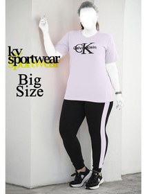 تصویر تیشرت شلوار بیگ سایز زنانه CK CK womens big size pants tshirt