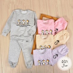 تصویر ست بلوز و شلوار بچگانه پنگوئن 8294 