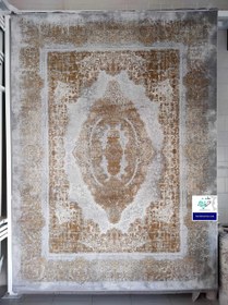 تصویر فرش وینتیج جانت نقره ای 