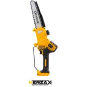 تصویر اره زنجیری شارژی 15 سانت 18 ولت کنزاکس مدل KCC-8418 BMC 15cm 18V Kenzax Cordless Chainsaw KCC-8418 BMC