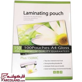 تصویر طلق پرس کارت 12 × 9 سانتی متر 150 میکرون بسته 100 عددی Laminating Film 150 micron 100 pcs 12 × 9 cm