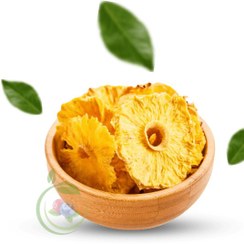 تصویر آناناس طبیعی خشک ورقه ای natural-dried-pineapple-slices