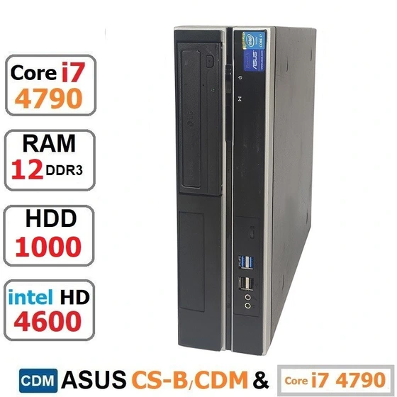 خرید و قیمت مینی کیس CDM ASUS CS-B/CDM Core i7 4790 رم12 | ترب