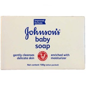 تصویر صابون بچه با رایحه شیر 100 گرمی جانسون ا Johnson Milk Baby Soap Johnson Milk Baby Soap