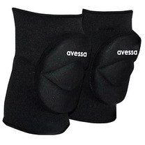 تصویر زانو بند والیبال مردانه و زنانه زانوبند دروازه بان مشکی ورزشکار Bundeba 