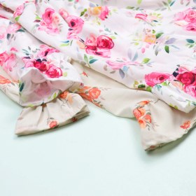 تصویر پیراهن دخترانه لینن نانو مدل بهار گلدوزی کار دست 