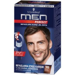 تصویر رنگ مو اورجینال برند Schwarzkopf men perfect کد 45820103 