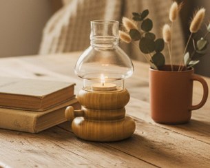 تصویر فانوس چوبی وارمردار 