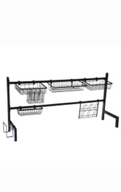 تصویر آبچکان رو میزی - مشکی / 120 Dish Rack Countertop