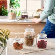 تصویر ست بانکه شیشه ای پاشاباغچه KITCHEN SLIM سه عددی 